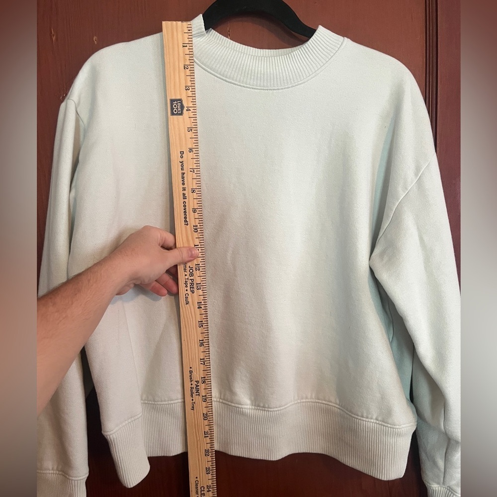 a new day Baby blue Women's Crew Neck Sweater - Picture 8 of 9